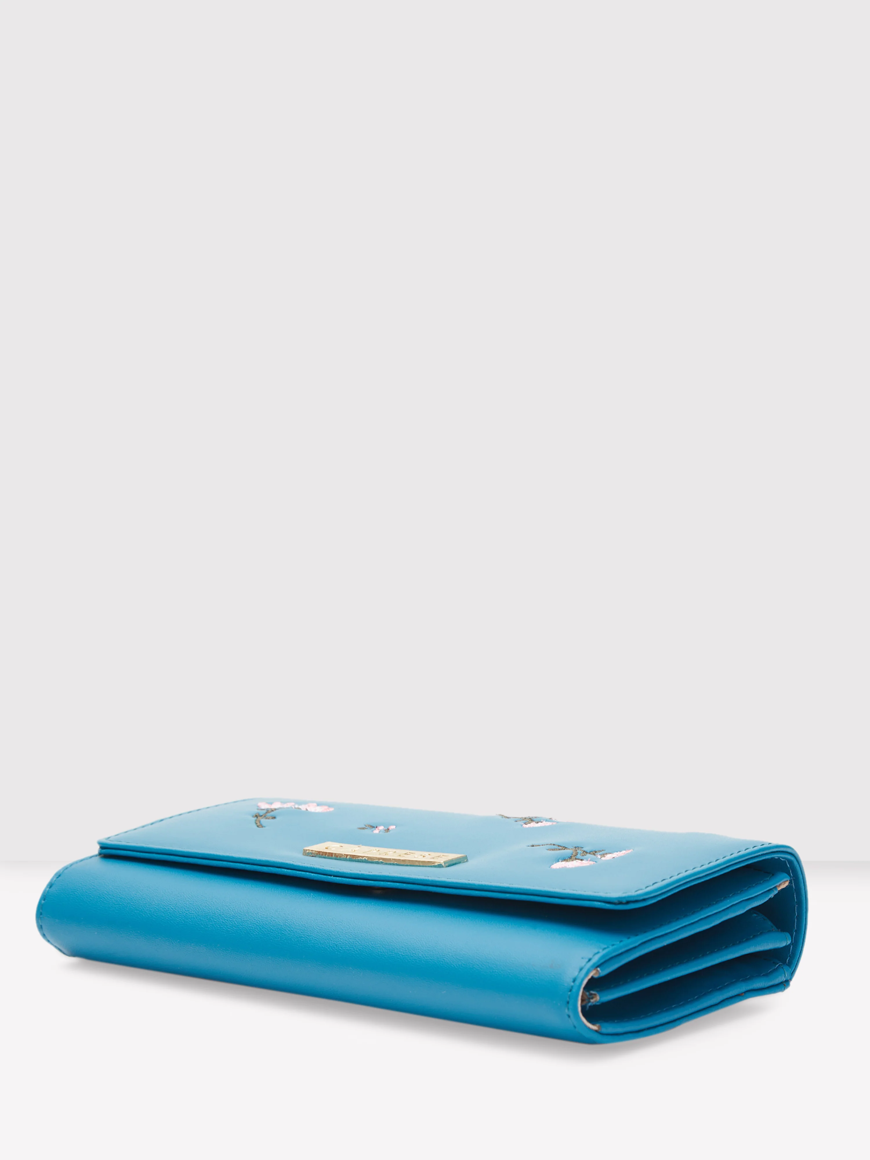 Caprese Dara Medium Green Flap Wallet - Image 5