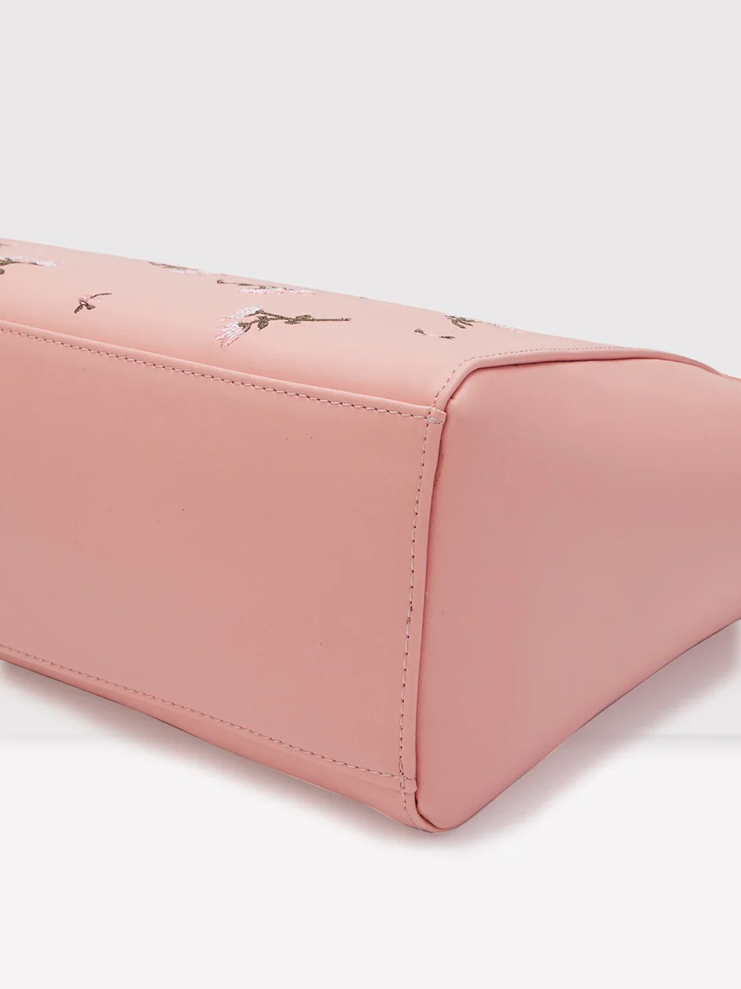 Caprese Dara Medium Pink Satchel Bag - Image 6