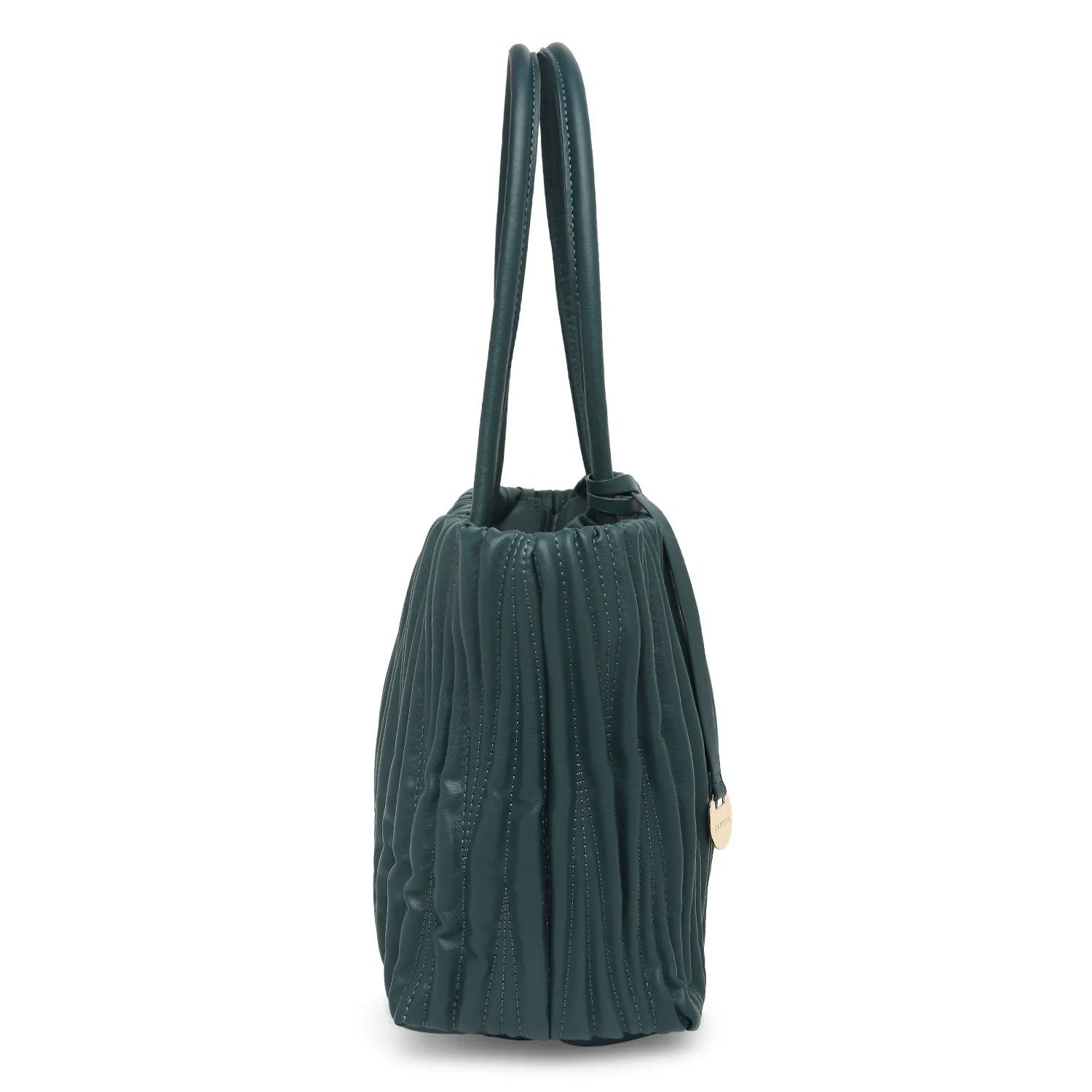 Caprese Dasha Medium Teal Satchel Bag - Image 6