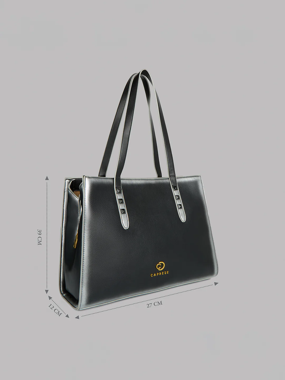 Caprese Dee Large Black Laptop Compatible Tote - Image 15
