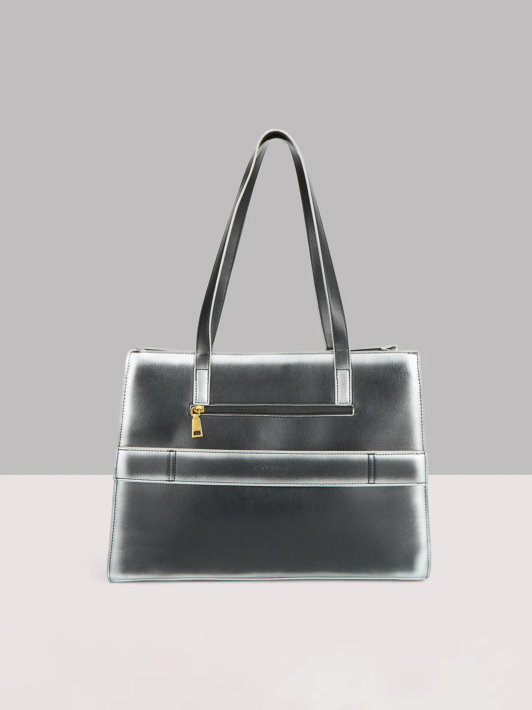 Caprese Dee Large Black Laptop Compatible Tote - Image 3