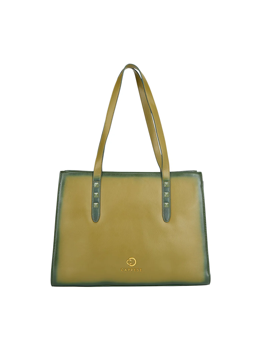 Caprese Dee Large Dill Green Laptop Compatible Tote