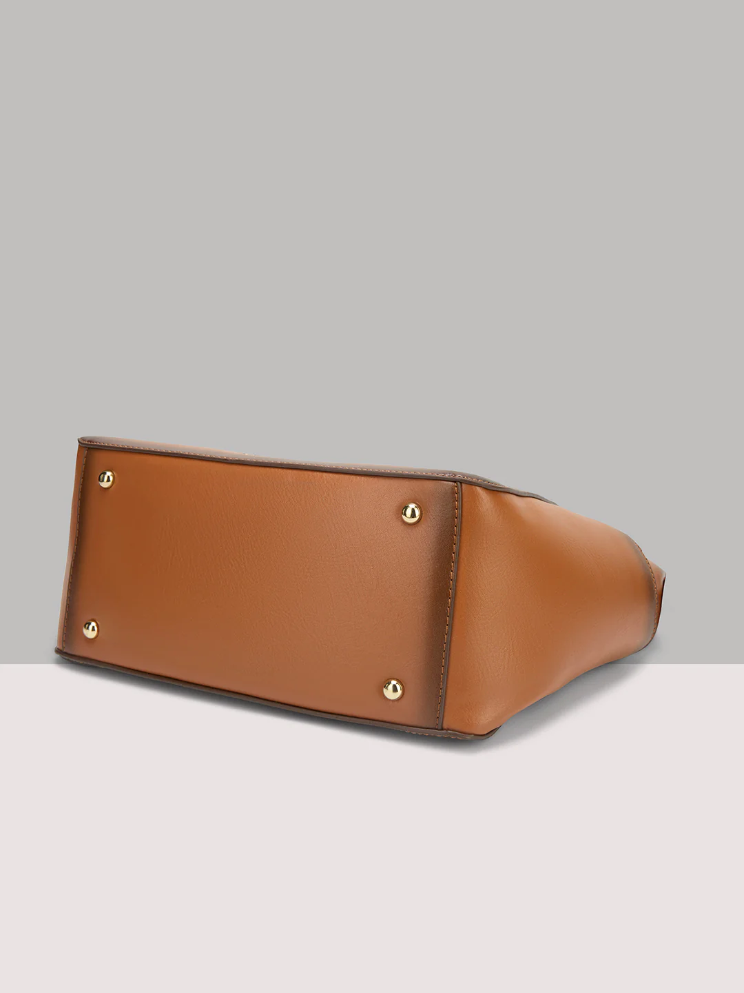Caprese Dee Large Tan Satchel - Image 6