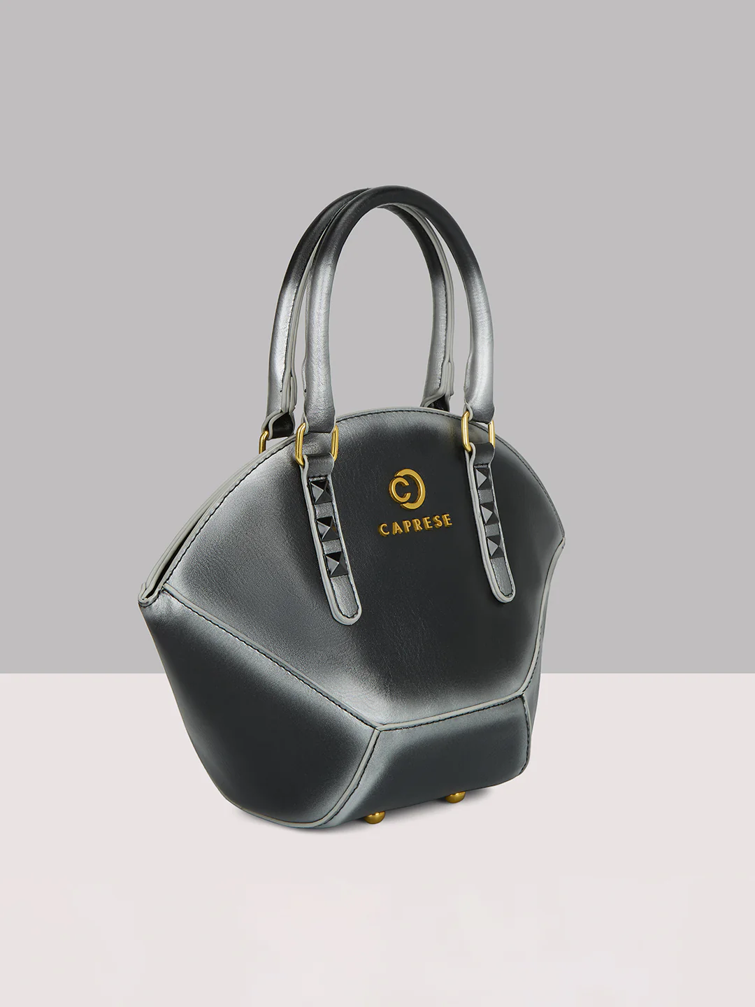 Caprese Dee Medium Black Handheld Satchel - Image 3