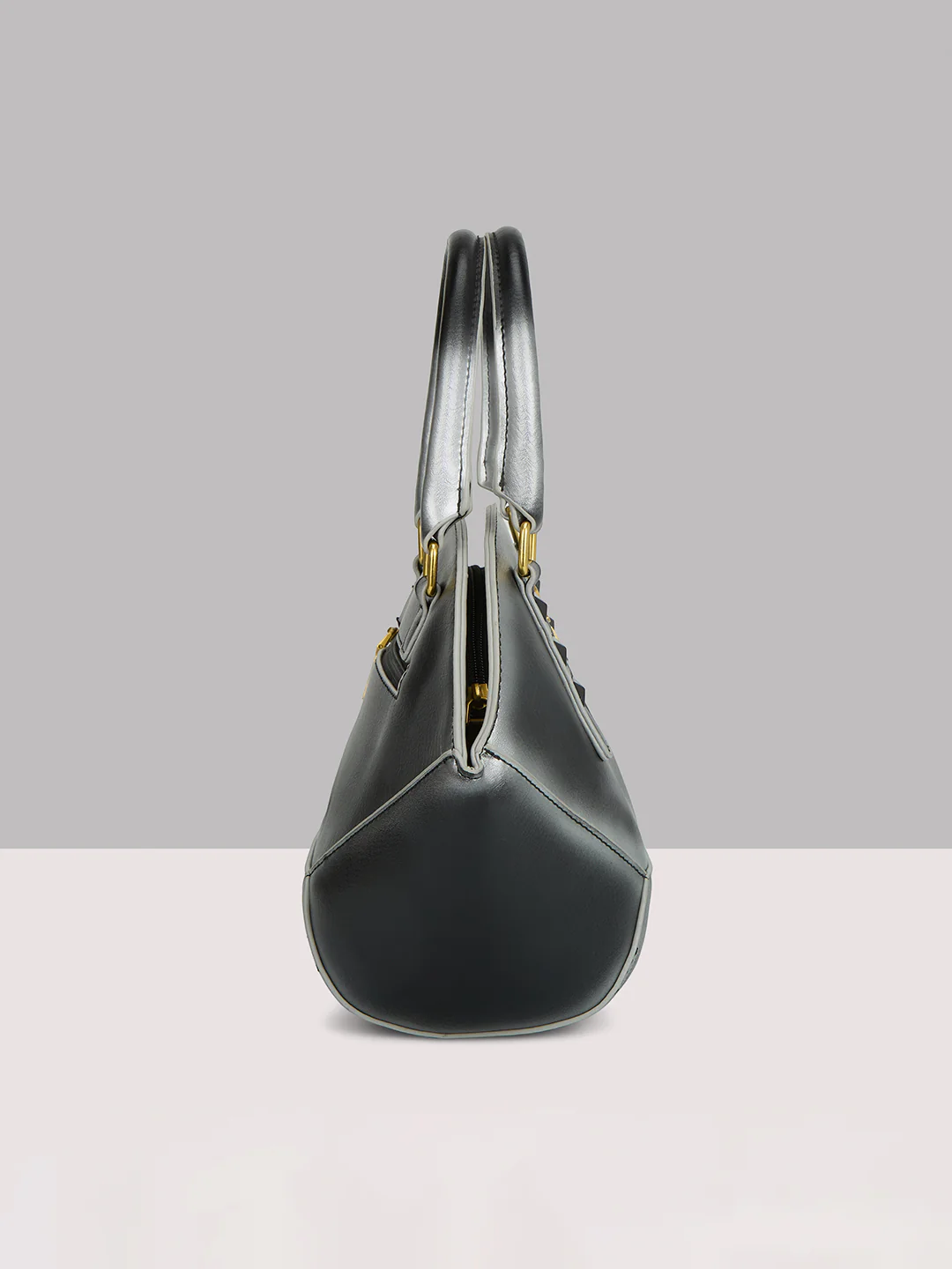 Caprese Dee Medium Black Handheld Satchel - Image 5