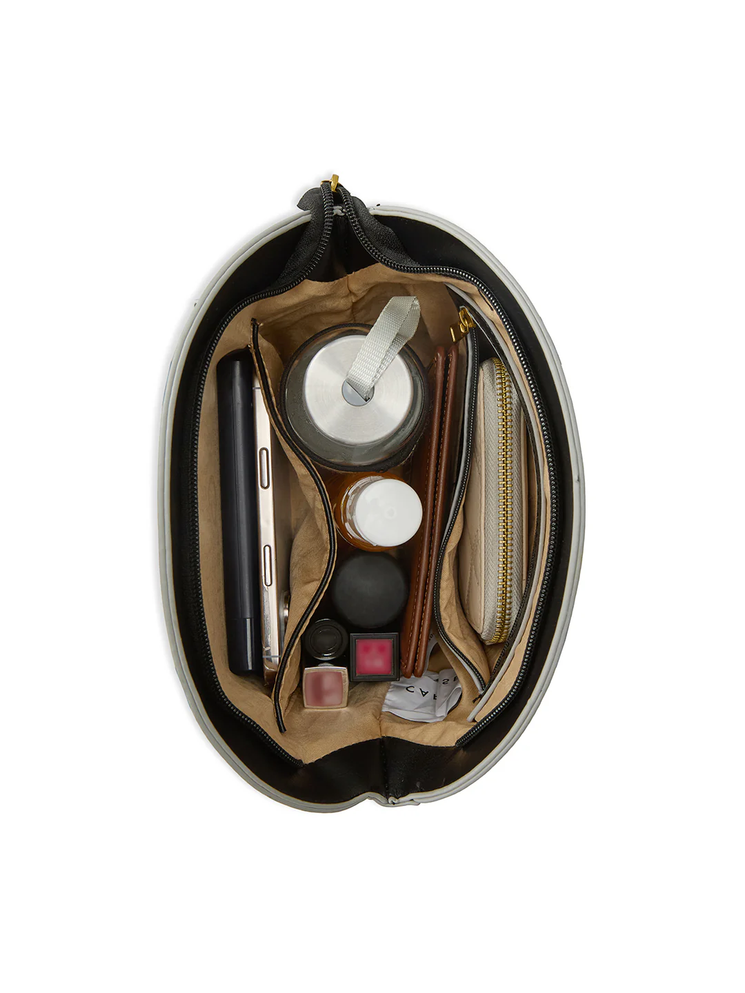 Caprese Dee Medium Black Handheld Satchel - Image 8