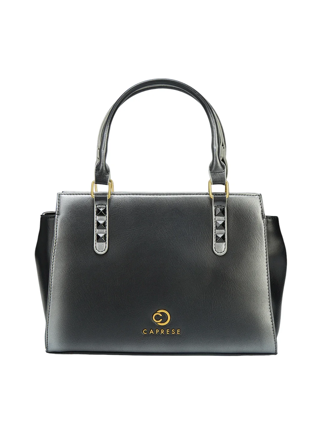 Caprese Dee Medium Black Satchel