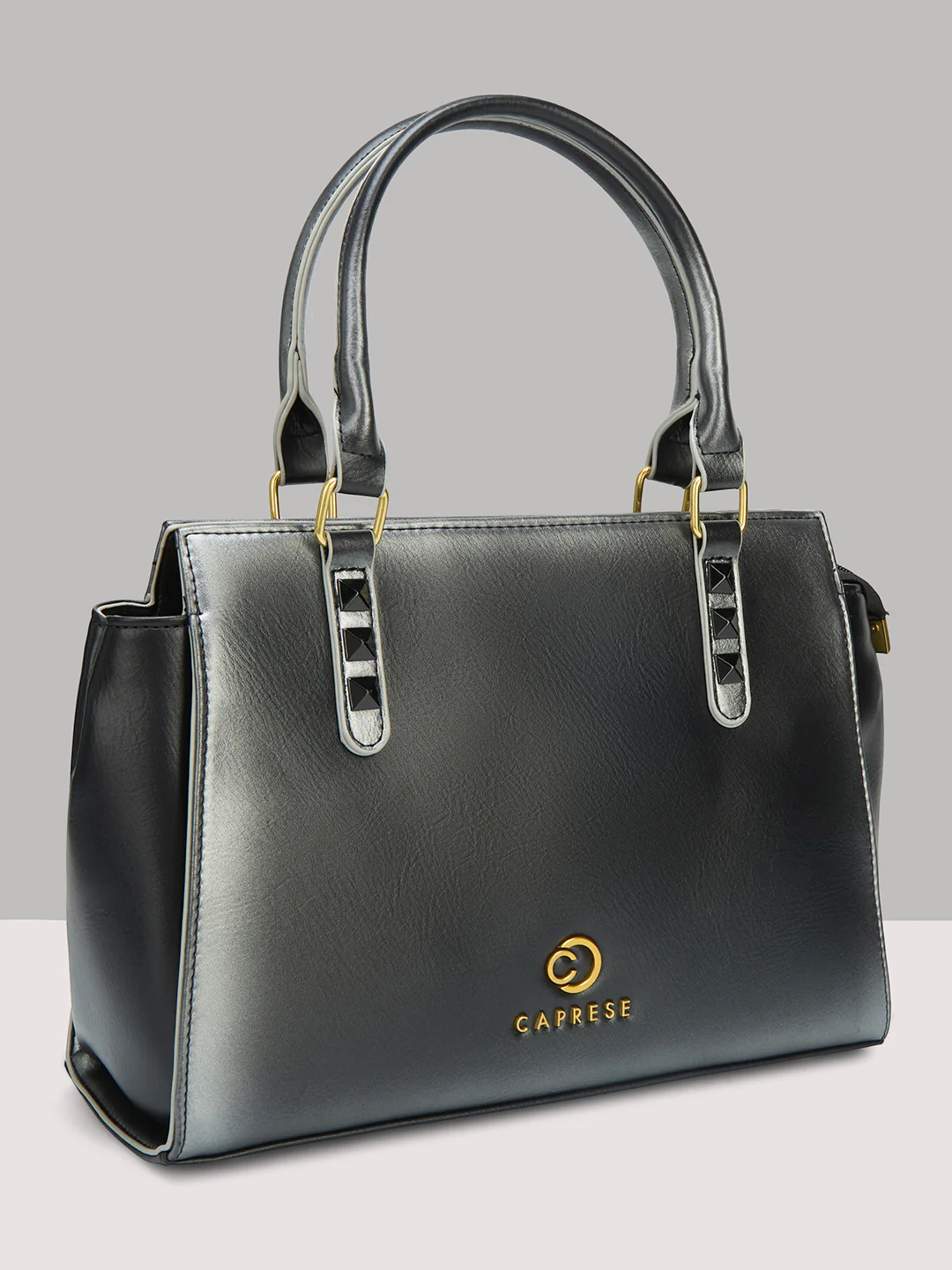 Caprese Dee Medium Black Satchel - Image 4
