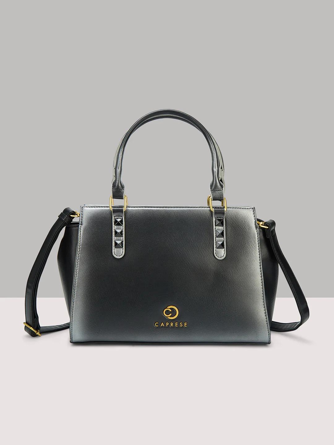 Caprese Dee Medium Black Satchel - Image 6
