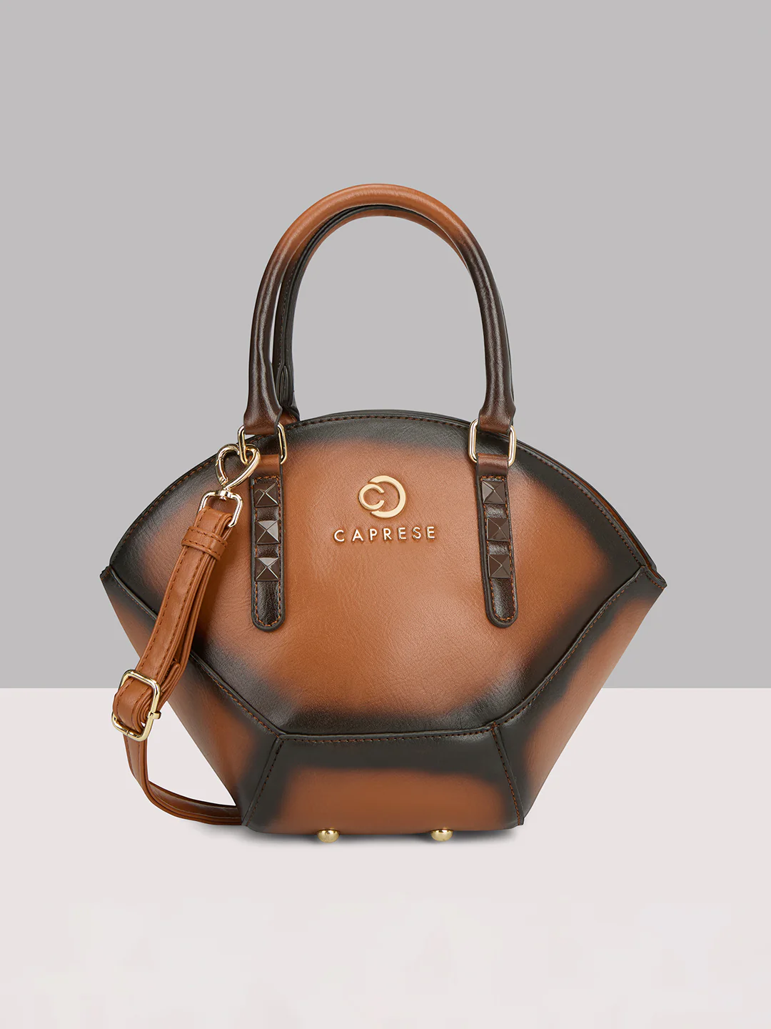 Caprese Dee Medium Tan Handheld Satchel - Image 10