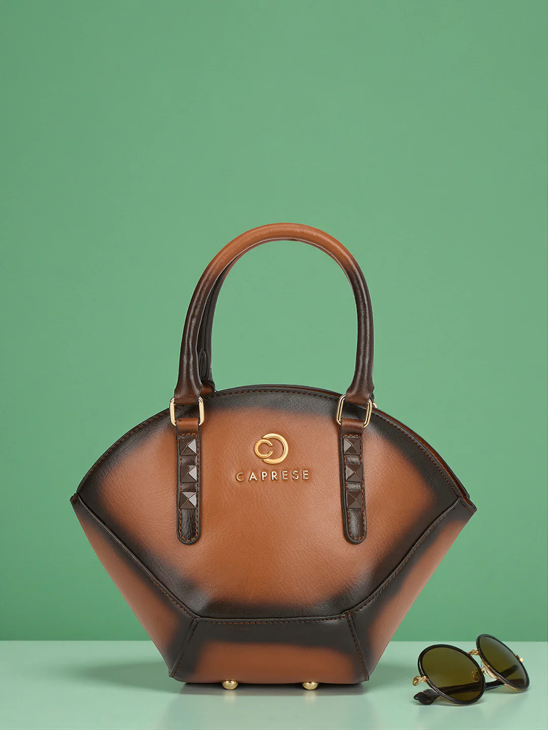 Caprese Dee Medium Tan Handheld Satchel - Image 12