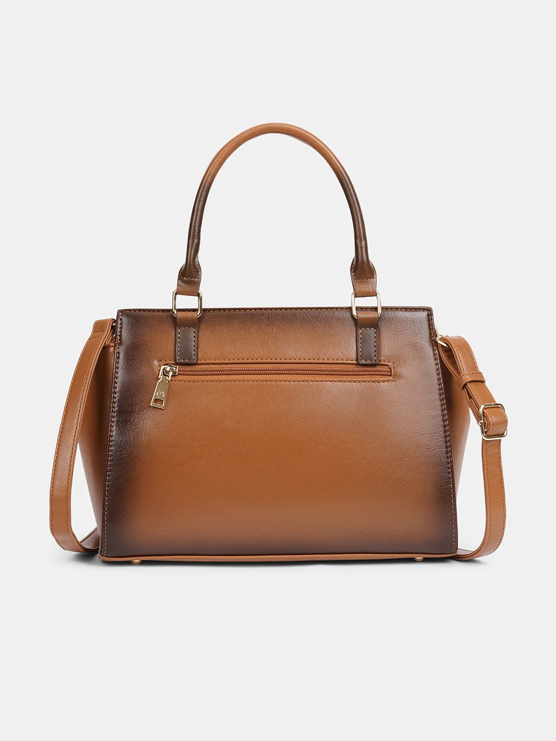 Caprese Dee Medium Tan Satchel - Image 4