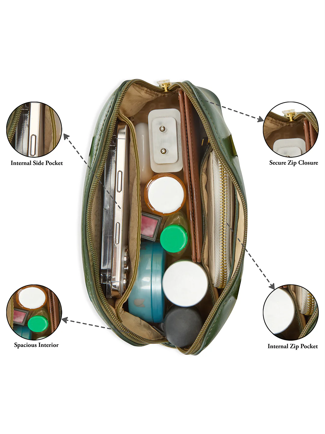 Caprese Dee Small Dill Green
Satchel - Image 14