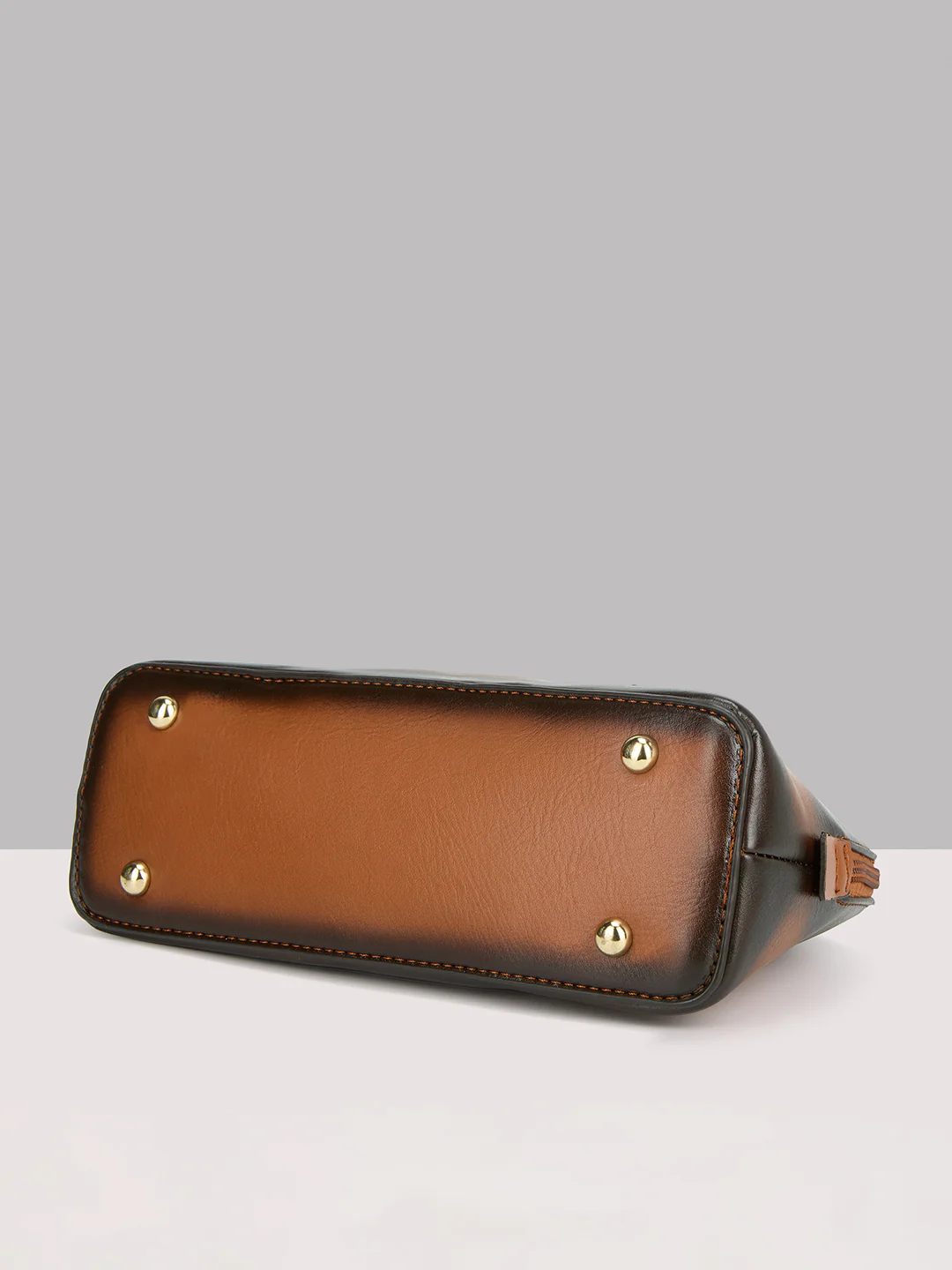 Caprese Dee Small Tan Satchel - Image 6