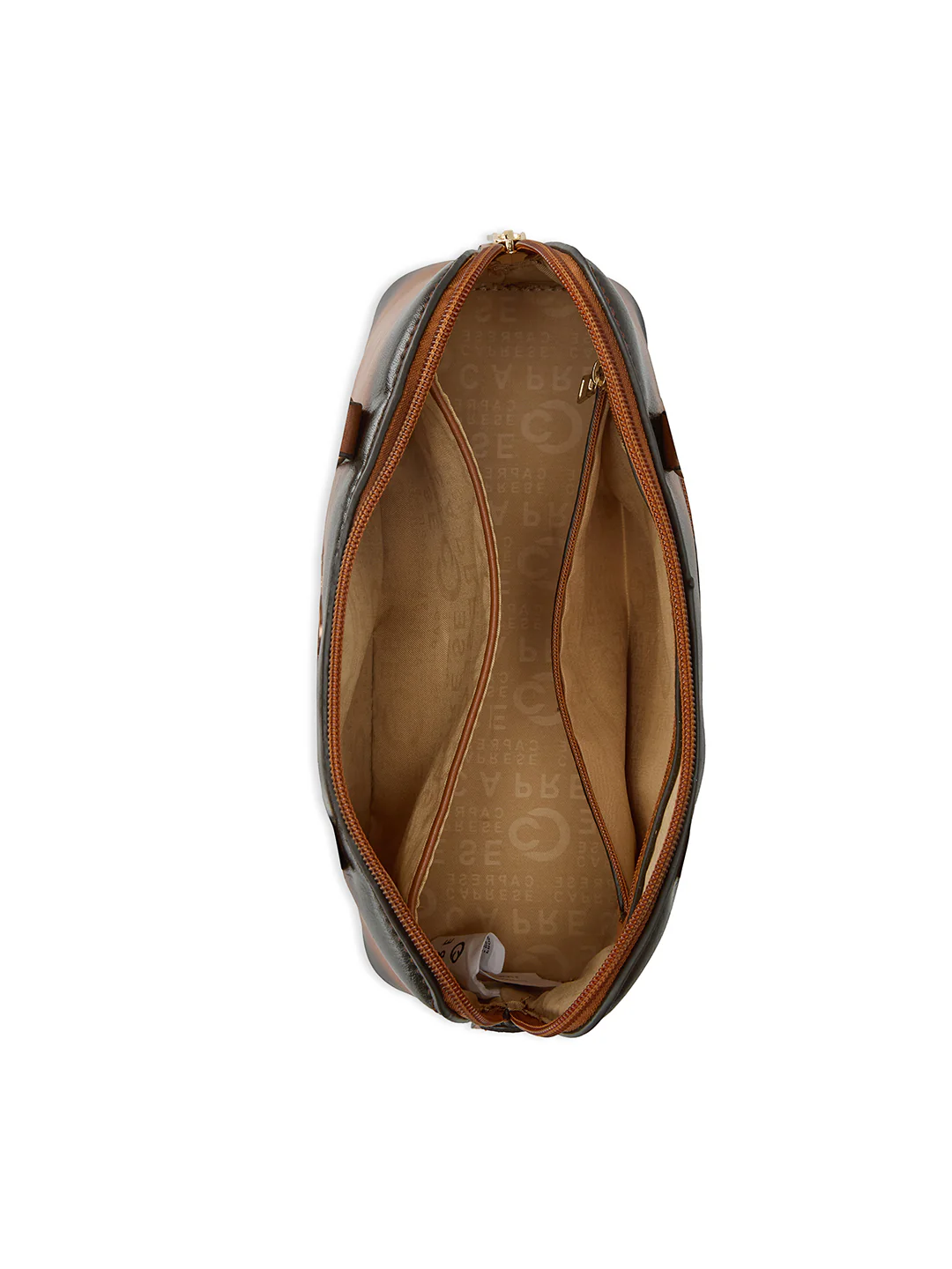 Caprese Dee Small Tan Satchel - Image 7