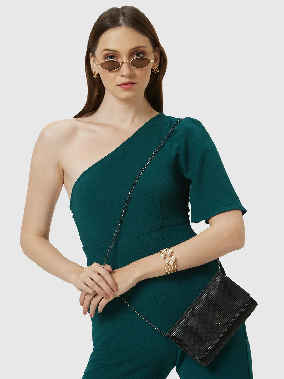 Caprese DELMI Medium Black Clutch - Image 4