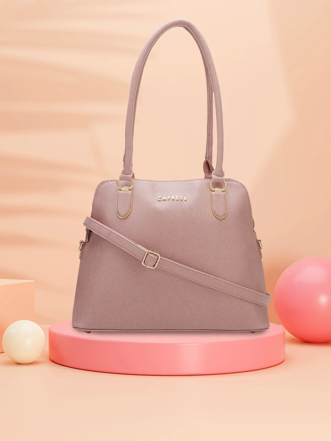 Caprese Demi Medium Blush Tote Bag - Image 2