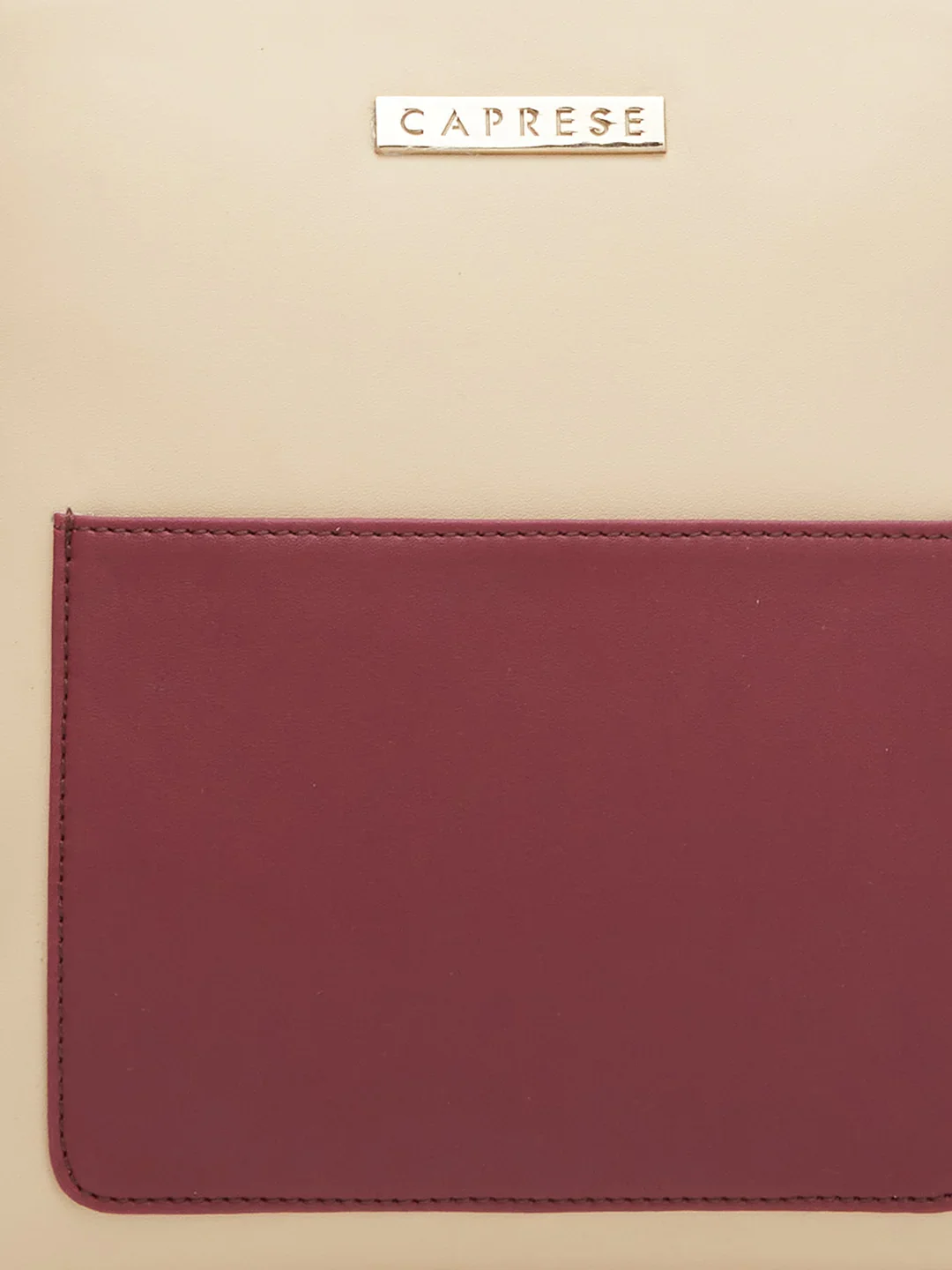 Caprese Destin Small Beige Sling Bag - Image 10