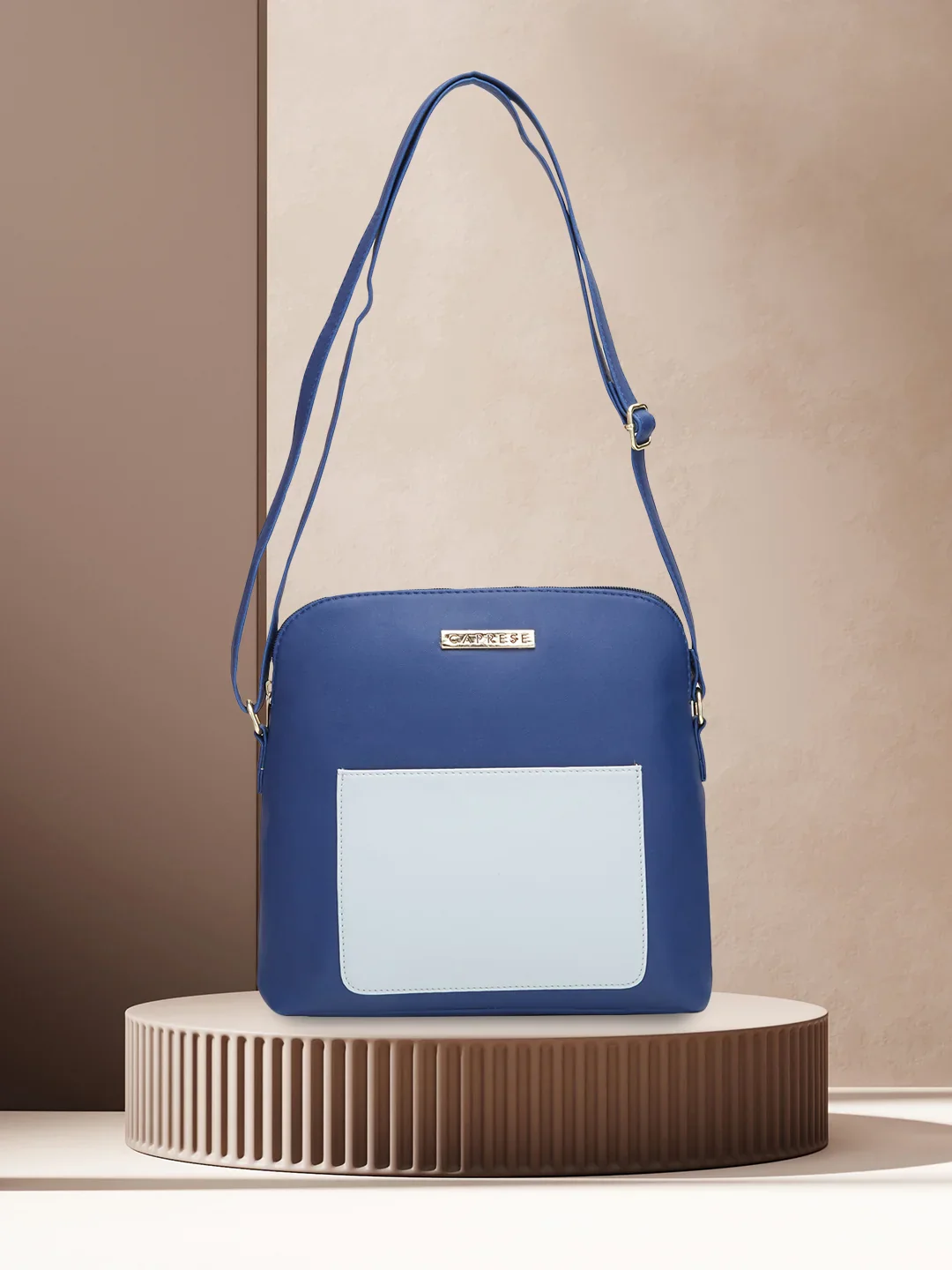 Caprese Destin Small Navy Sling Bag