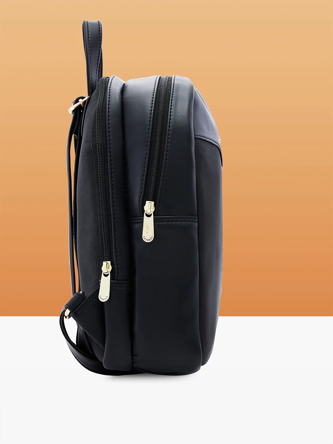 Caprese Dew Medium Black Backpack Bag - Image 10