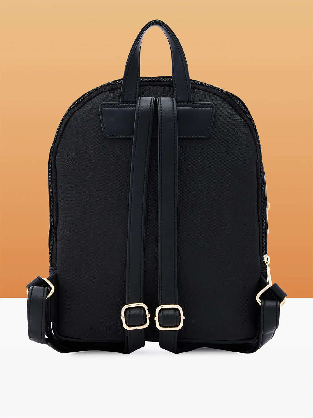 Caprese Dew Medium Black Backpack Bag - Image 6