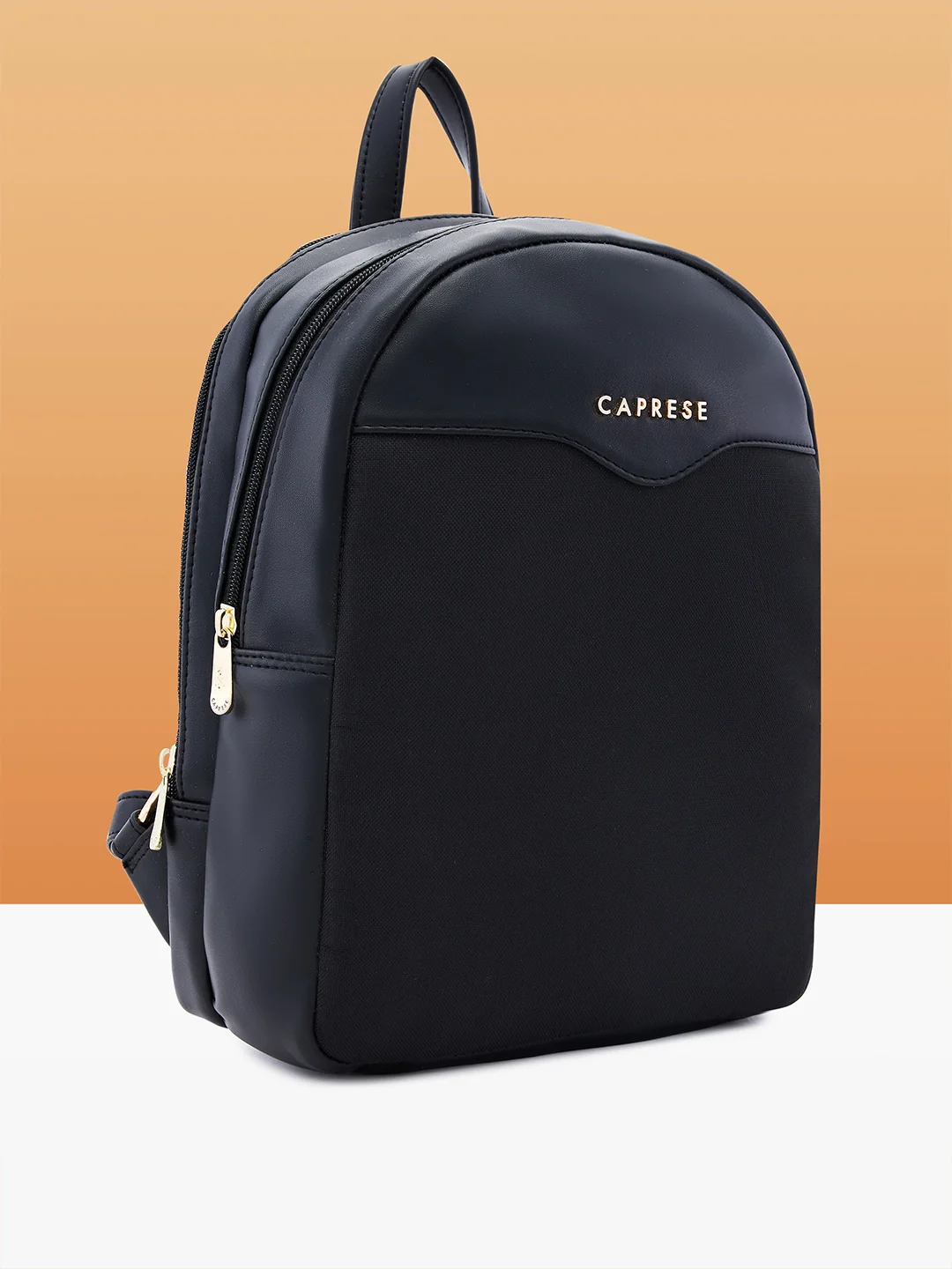 Caprese Dew Medium Black Backpack Bag - Image 7