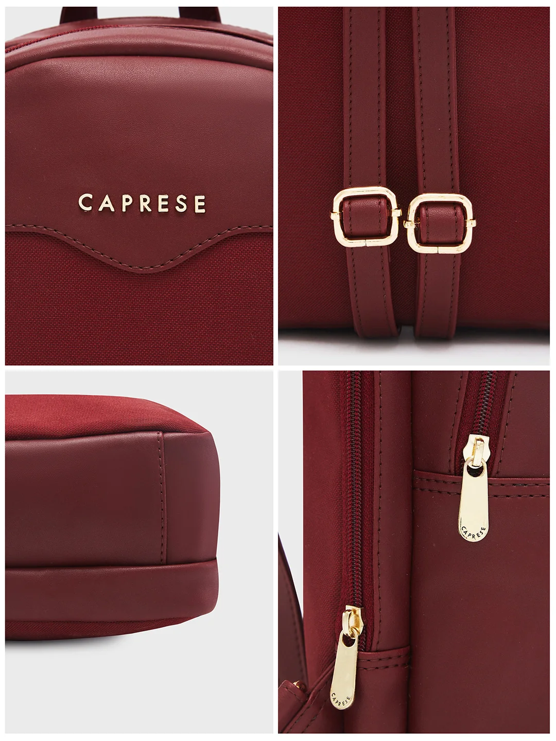 Caprese Dew Medium Hot Pink Backpack Bag - Image 3
