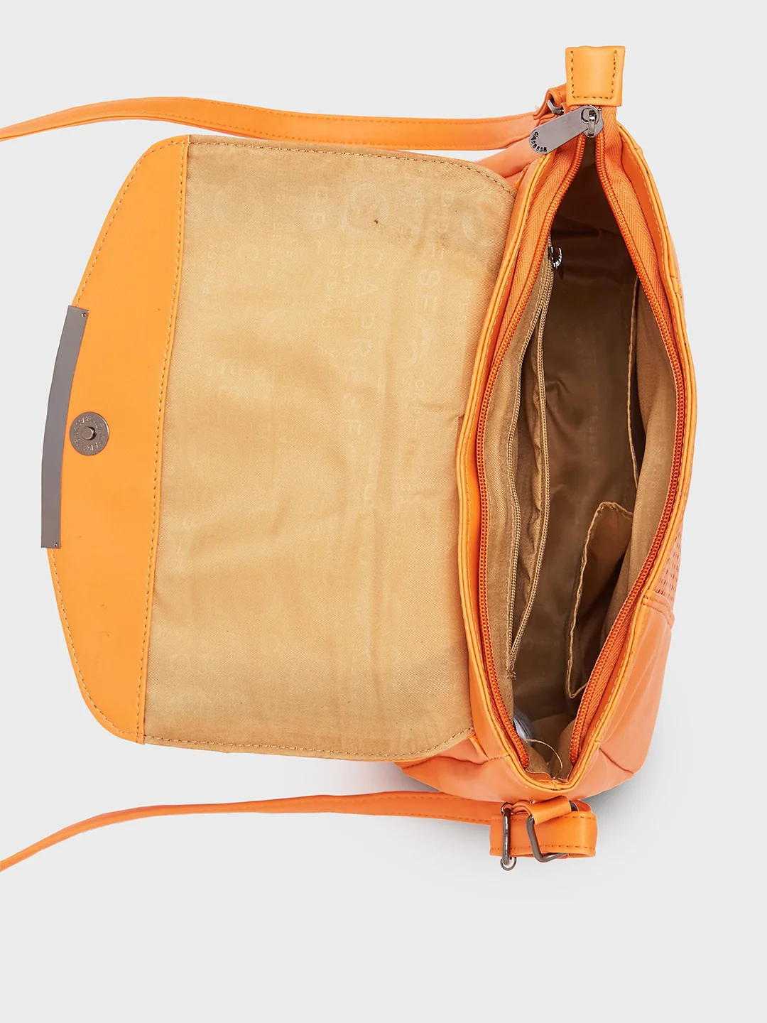 Caprese Dia Medium Orange Sling Bag - Image 10