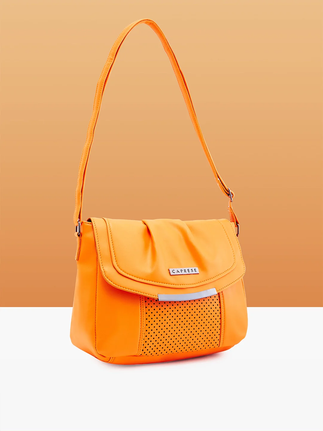 Caprese Dia Medium Orange Sling Bag - Image 5