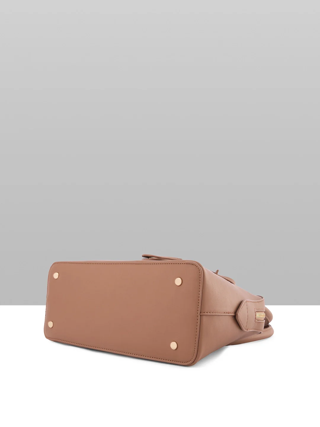 Caprese Dina Large Taupe Satchel Bag - Image 10