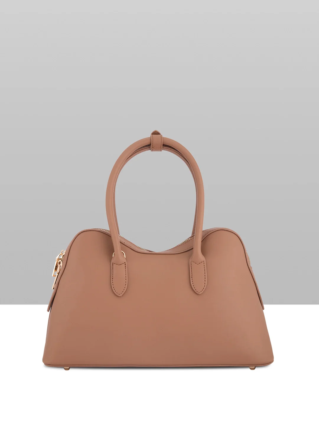 Caprese Dina Large Taupe Satchel Bag - Image 5