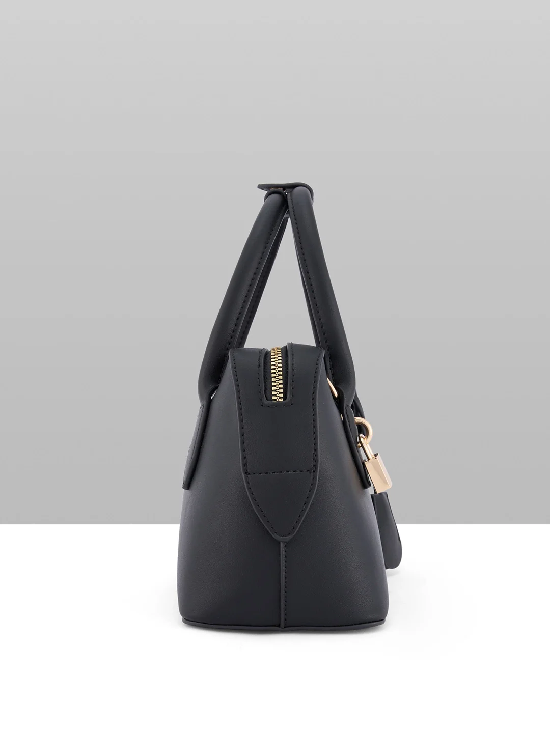 Caprese Dina Small Black Satchel Bag - Image 8