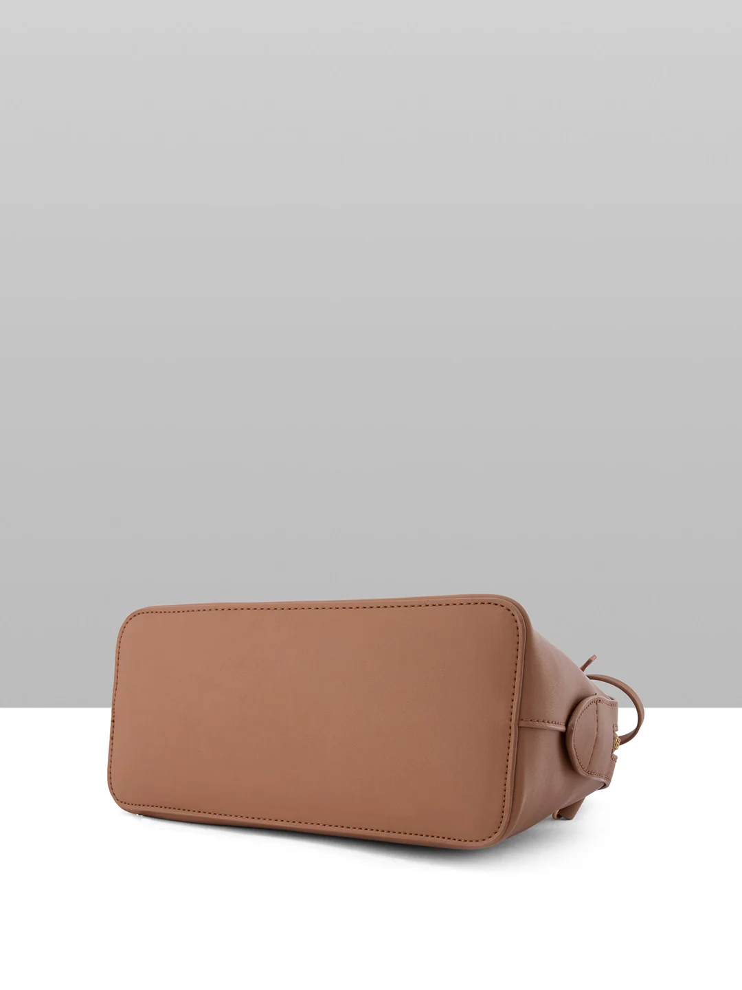 Caprese Dina Small Taupe Satchel Bag - Image 10