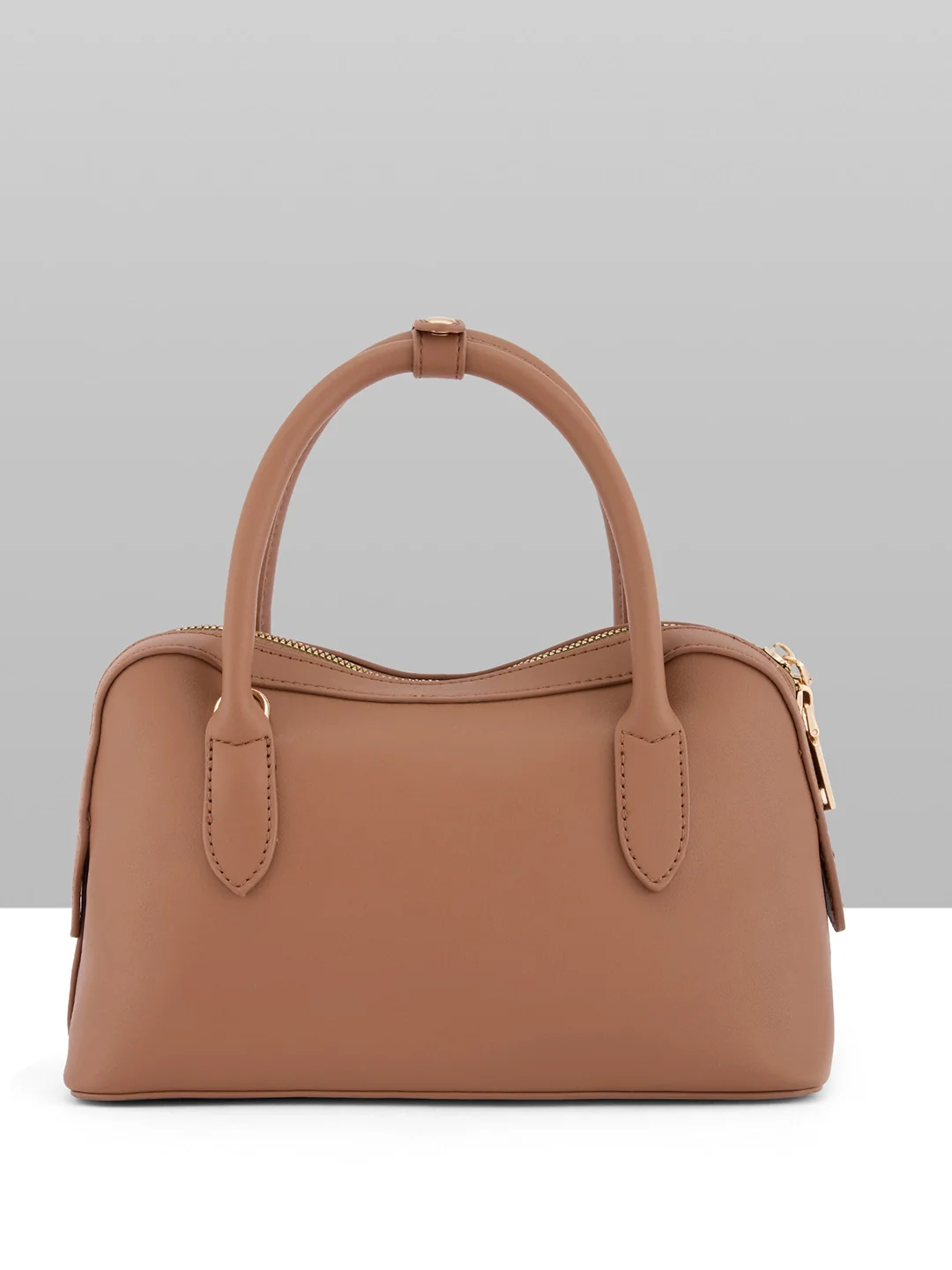 Caprese Dina Small Taupe Satchel Bag - Image 6