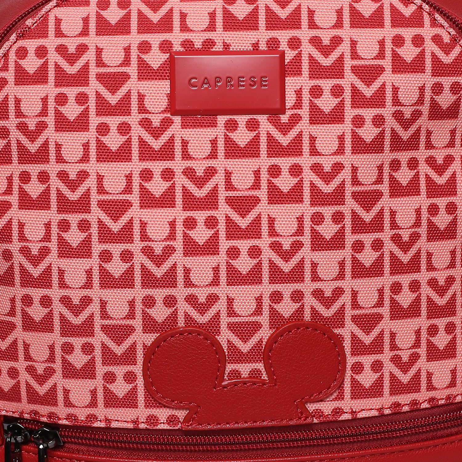 Caprese Disney Inspired Mickey Mouse Medium Red Backpack - Image 10
