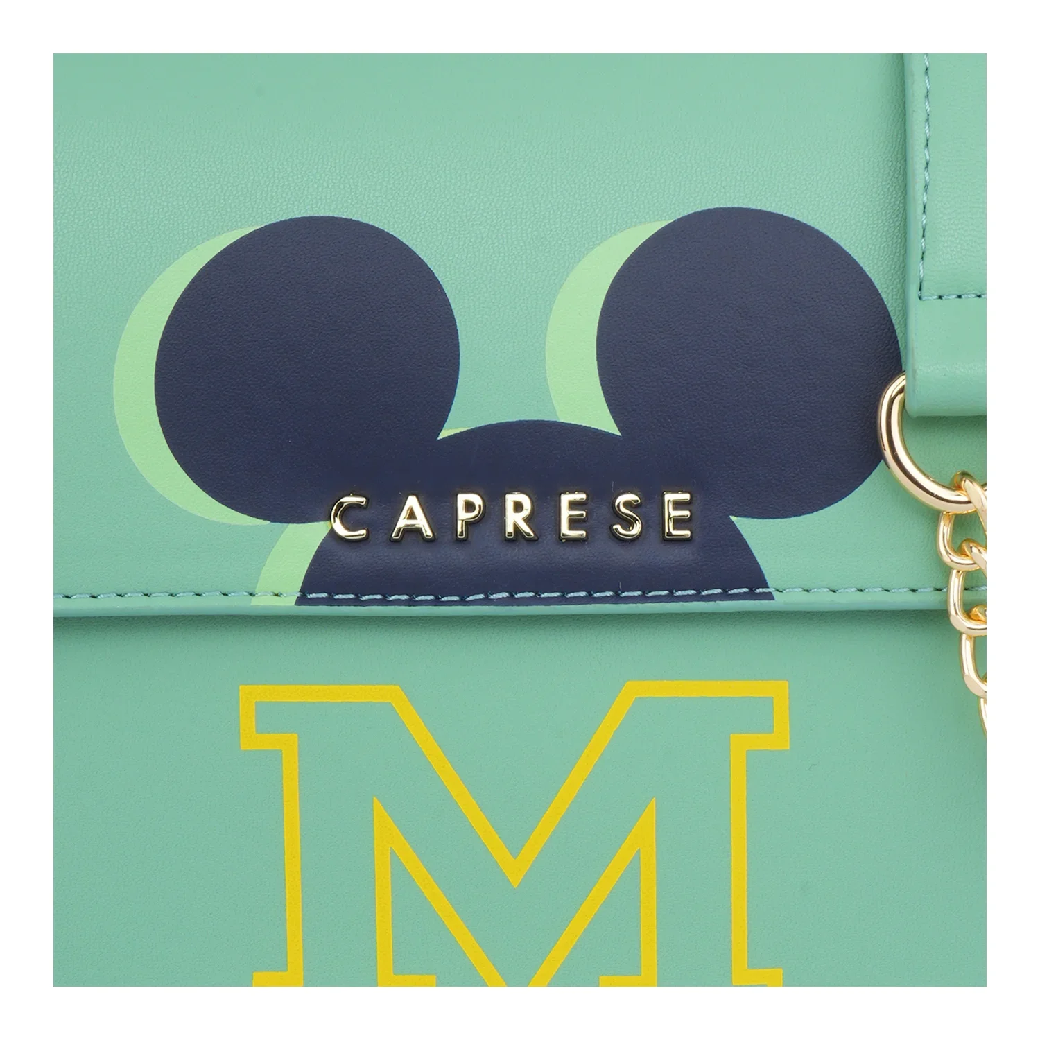 Caprese Disney Inspired Mickey Mouse Medium Mint Sling Bag - Image 7