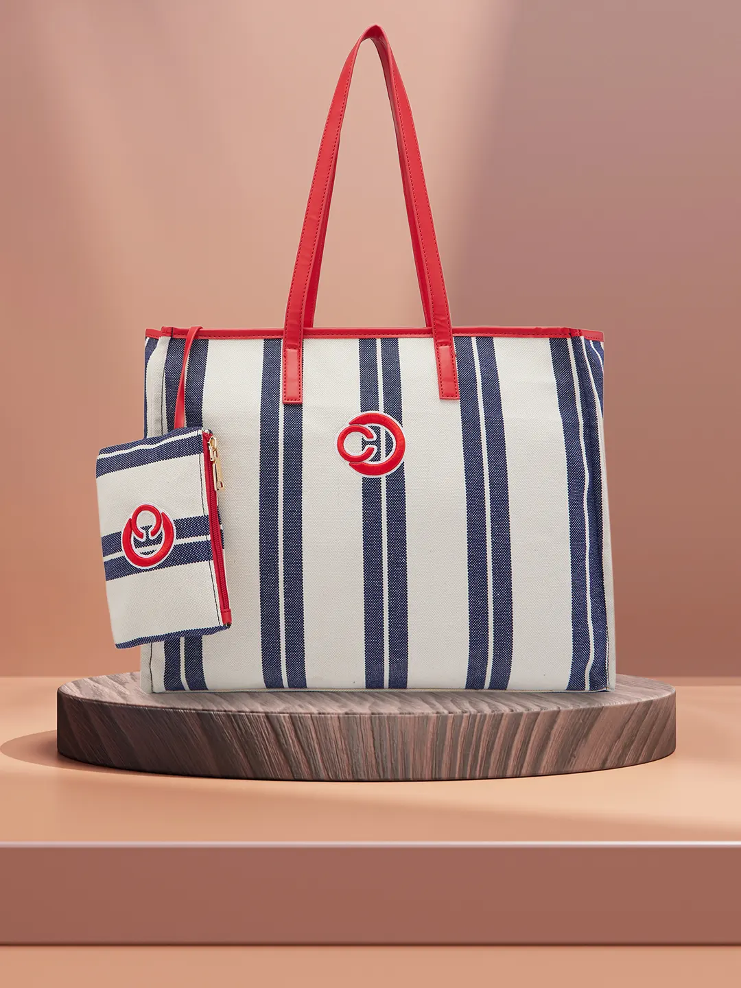 Caprese Dixie Large Blue Tote Bag - Image 2