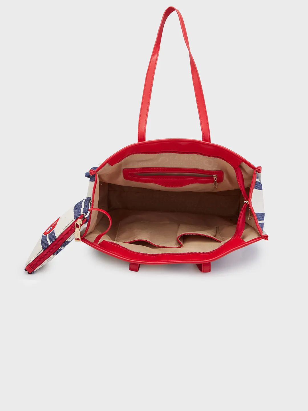 Caprese Dixie Large Blue Tote Bag - Image 5