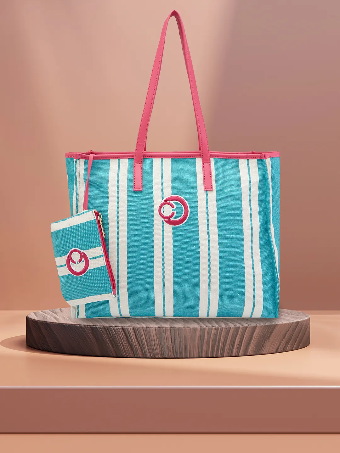 Caprese Dixie Large Green Tote Bag - Image 2