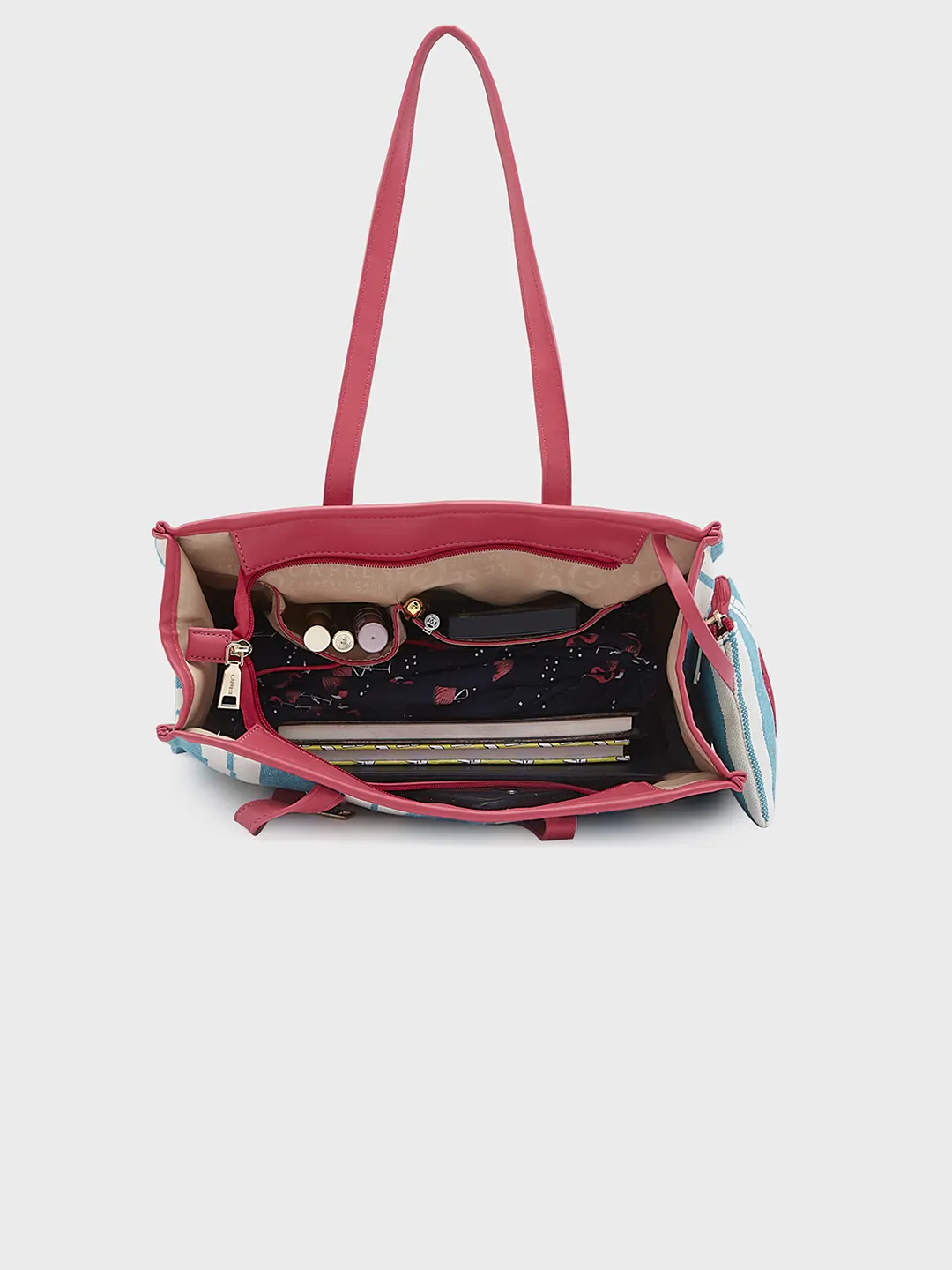 Caprese Dixie Medium Green Tote Bag - Image 9