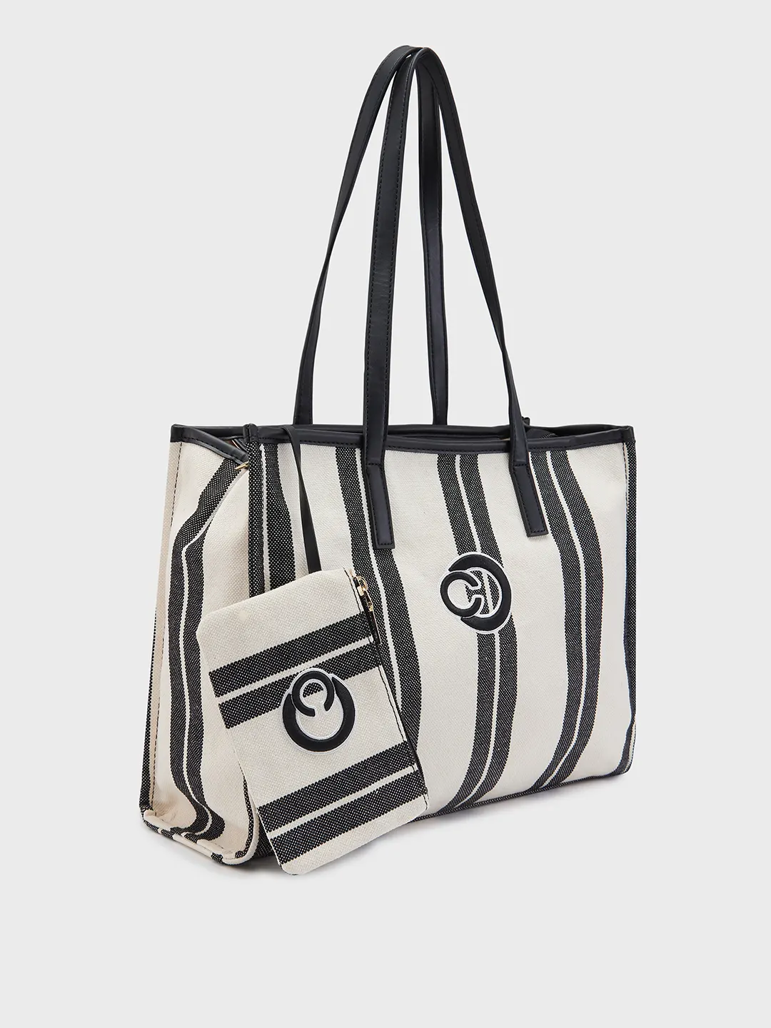 Caprese Dixie Medium Black Tote Bag - Image 4