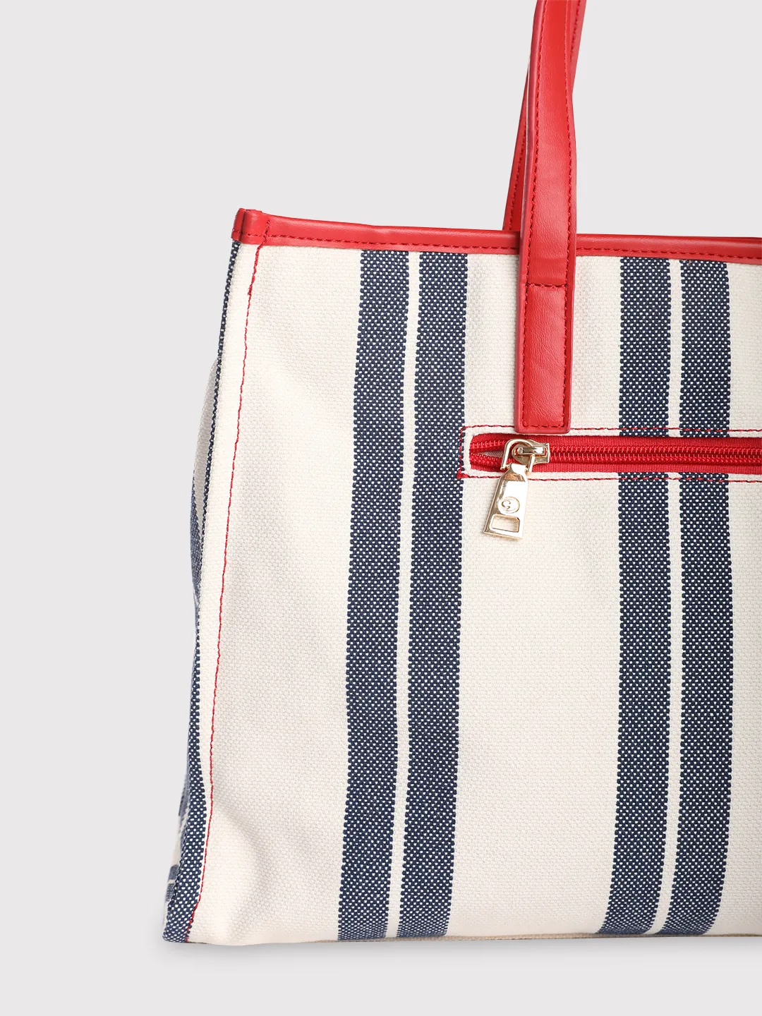 Caprese Dixie Medium Blue Tote Bag - Image 10