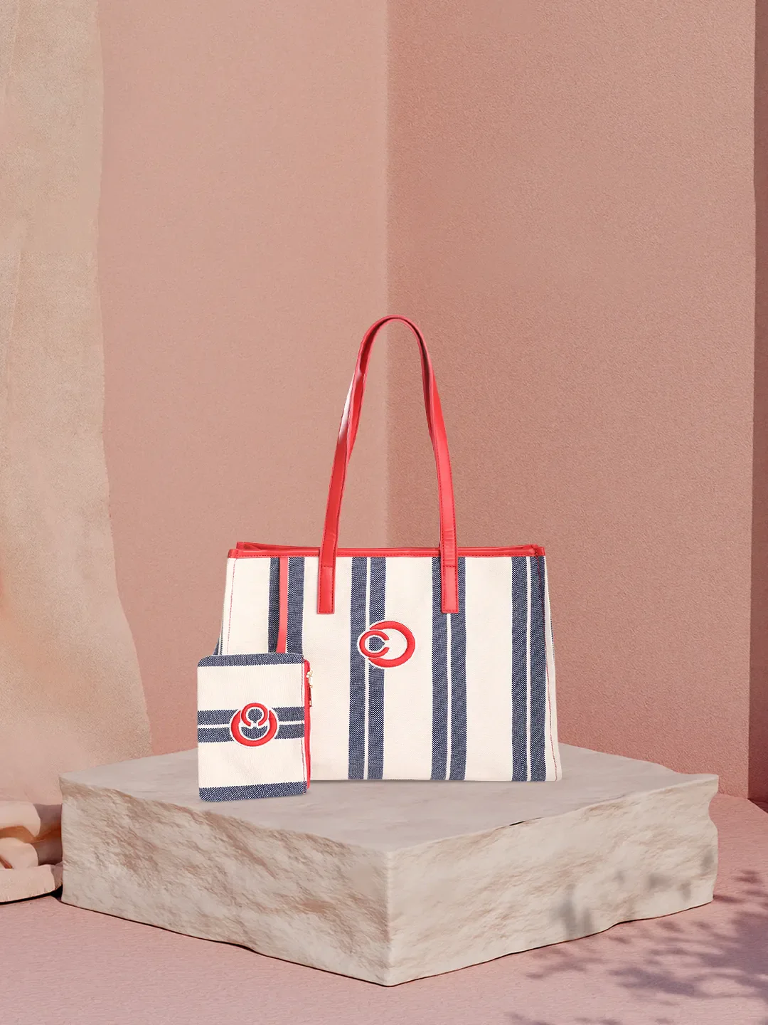 Caprese Dixie Medium Blue Tote Bag - Image 2