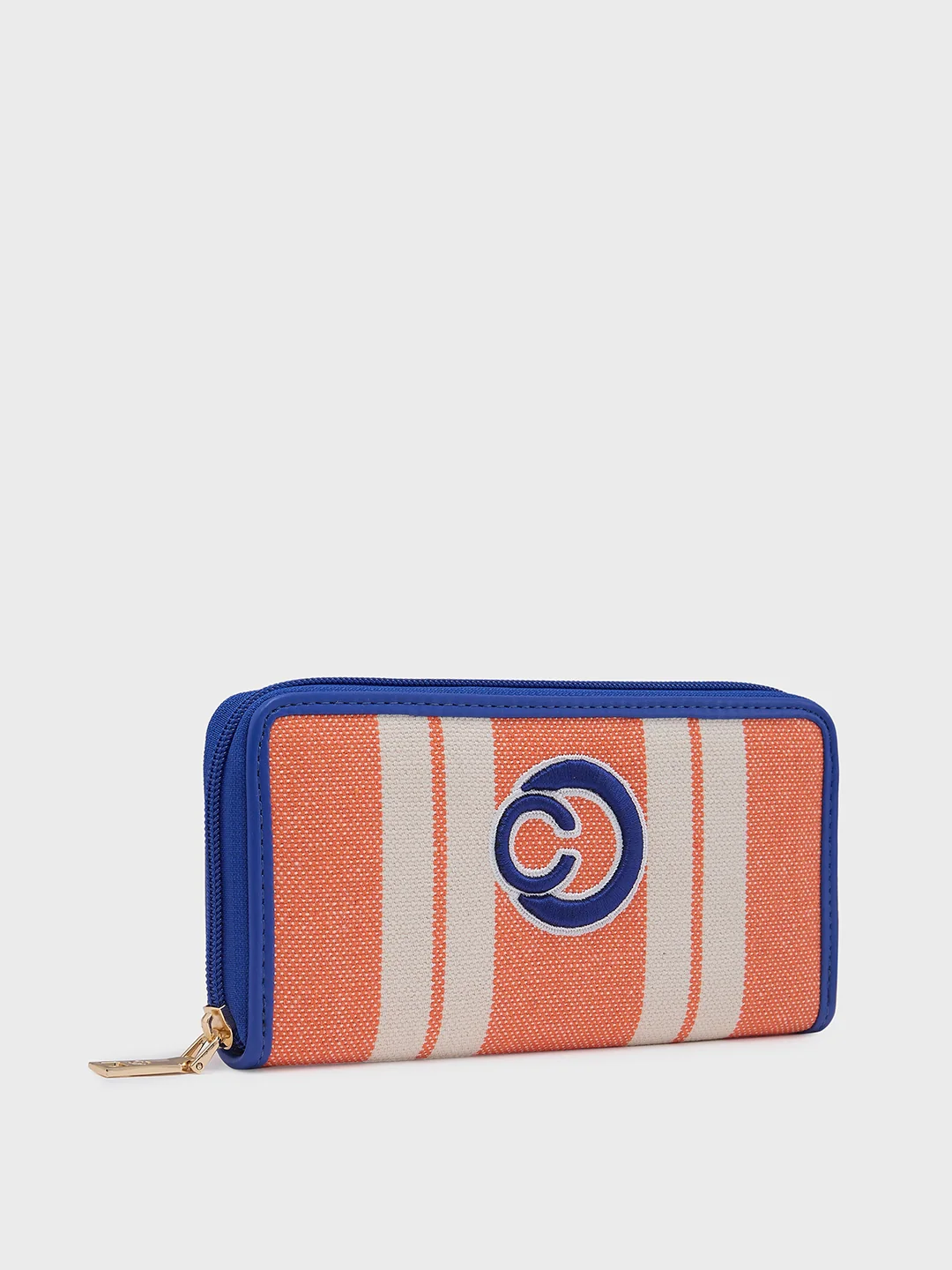 Caprese Dixie Large Orange Zip Around Wallet - Image 5