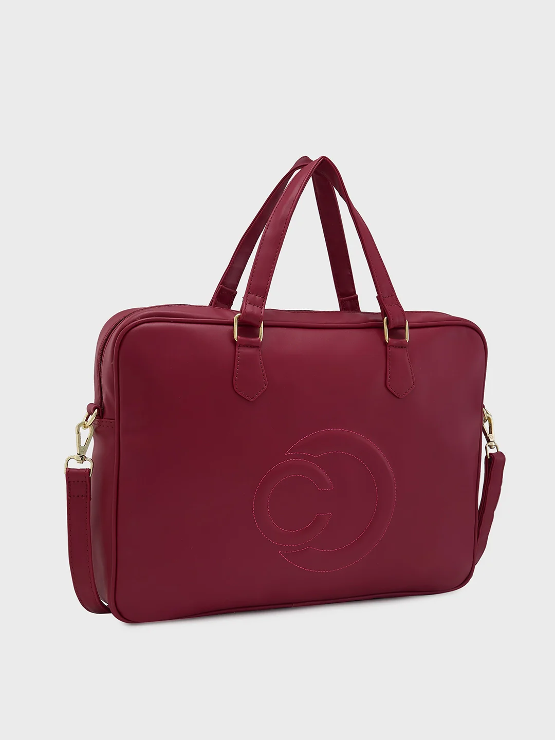 Caprese Dora Large Burgundy Laptop Bag - Image 5