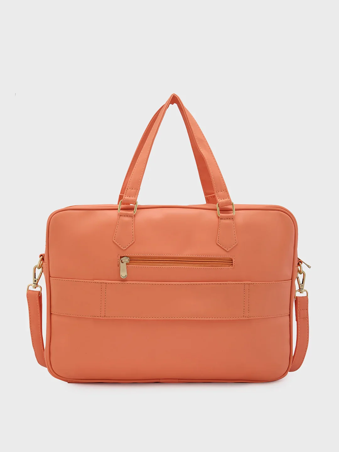 Caprese Dora Large Coral Laptop Bag - Image 4