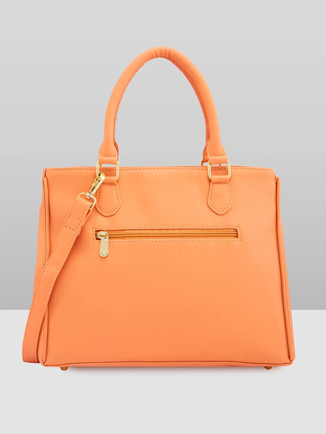 Caprese Dora Large Coral Satchel Bag - Image 4