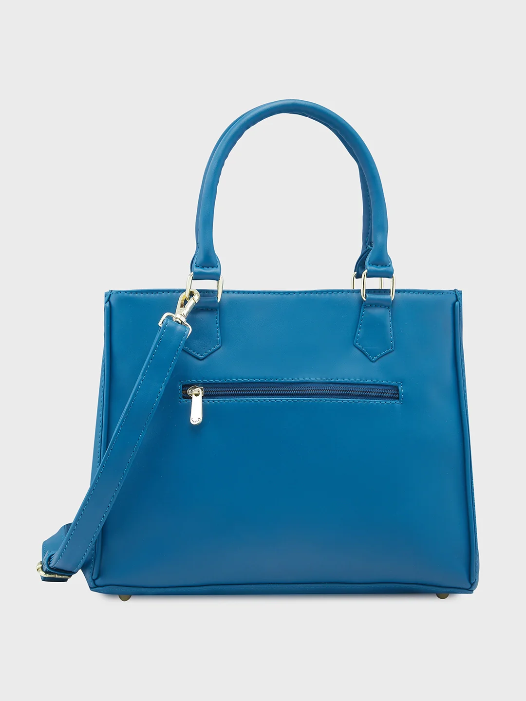 Caprese Dora Large Teal Satchel Bag - Image 8