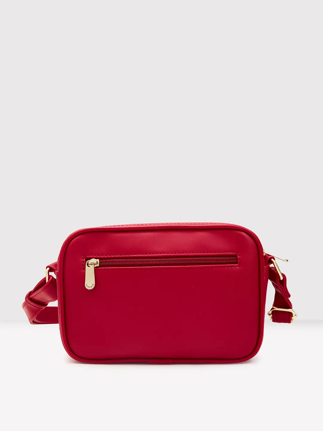 Caprese Dora Medium Burgundy Sling Bag - Image 3