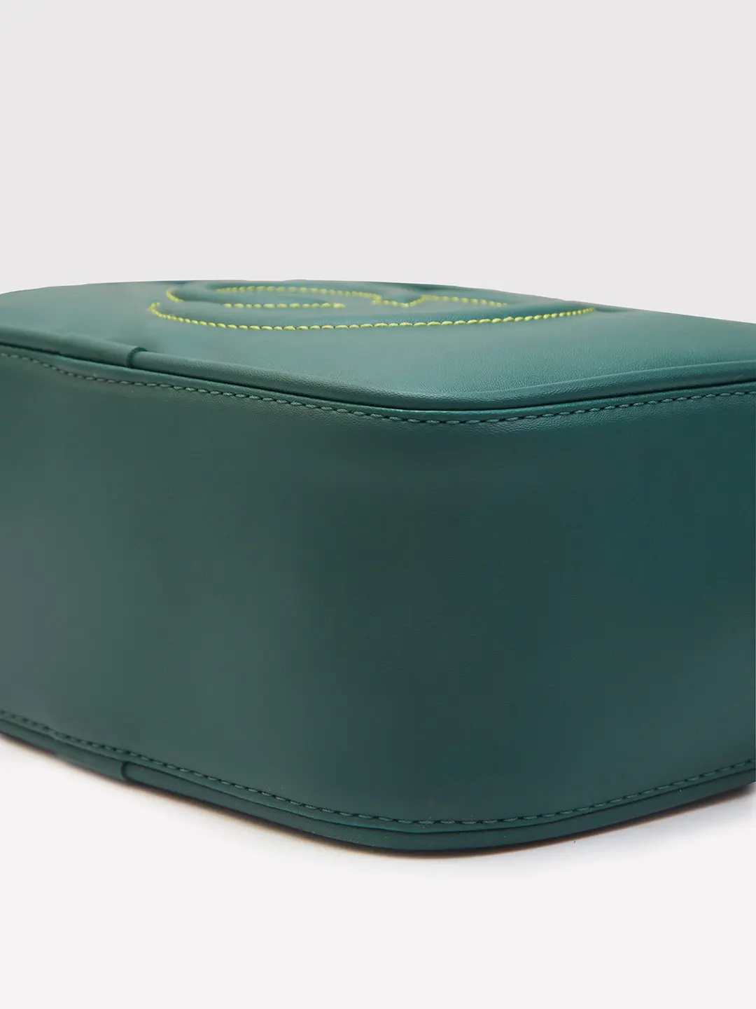 Caprese Dora Medium Dark Green Sling Bag - Image 5